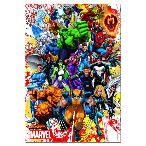  Educa The superheroes of Marvel - 500 pieces 