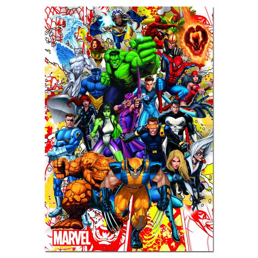 Les super-héros de Marvel - puzzle de 500 pièces-1