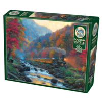 thumb-Smoky Train - puzzle de 1000 pièces-1