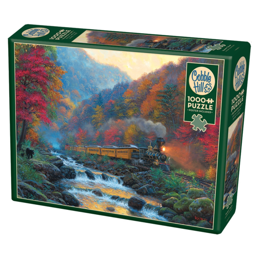 Smoky Train - puzzle of 1000 pieces-1