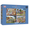 Gibsons The Farmer's Round - 4 puzzles of 500 pieces