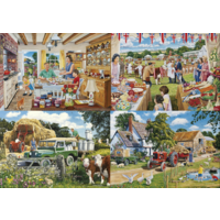 thumb-The Farmer's Round - 4 puzzles of 500 pieces-4