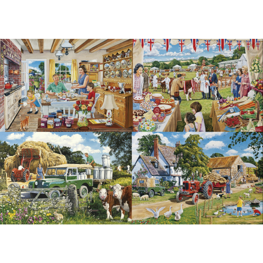 The Farmer's Round - 4 puzzles of 500 pieces-4