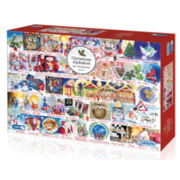 thumb-Christmas Alphabet - puzzel van 1000 stukjes-1