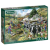 Falcon Another day on the farm - puzzle of 1000 pieces