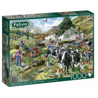 thumb-Un autre jour à la ferme - puzzle de 1000 pièces-1