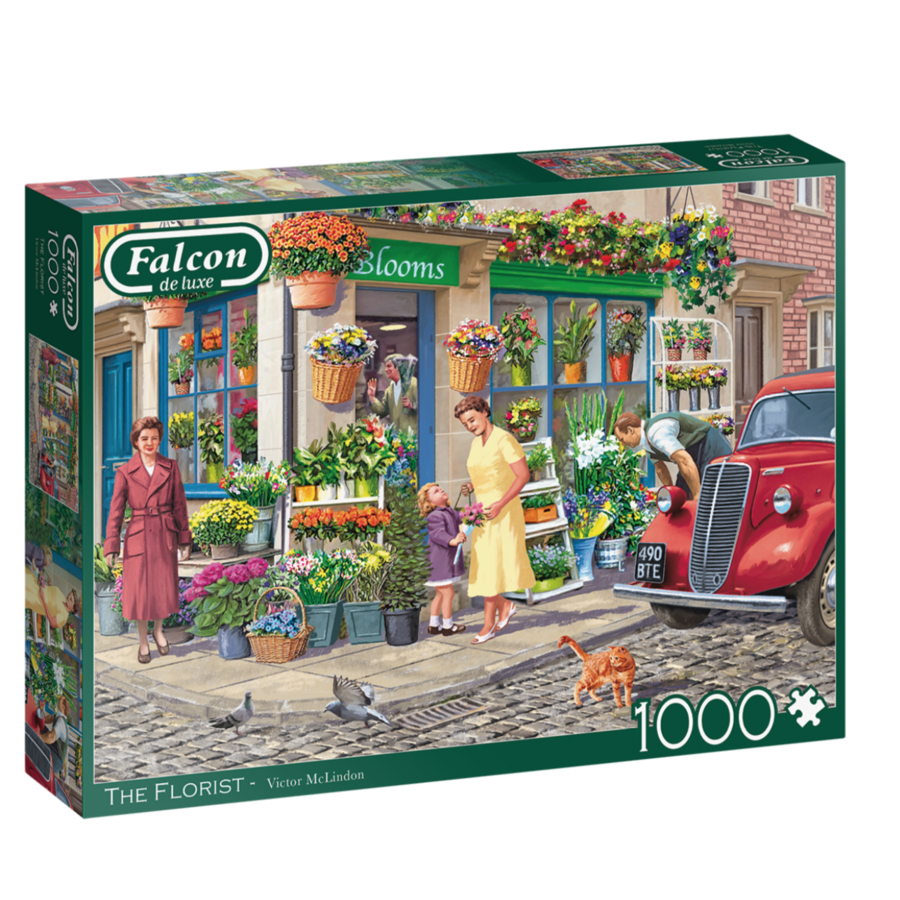 Le fleuriste - puzzle de 1000 pièces-1