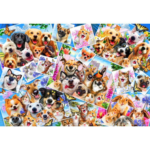  Bluebird Puzzle Selfie Pet Collage - 260 pièces 