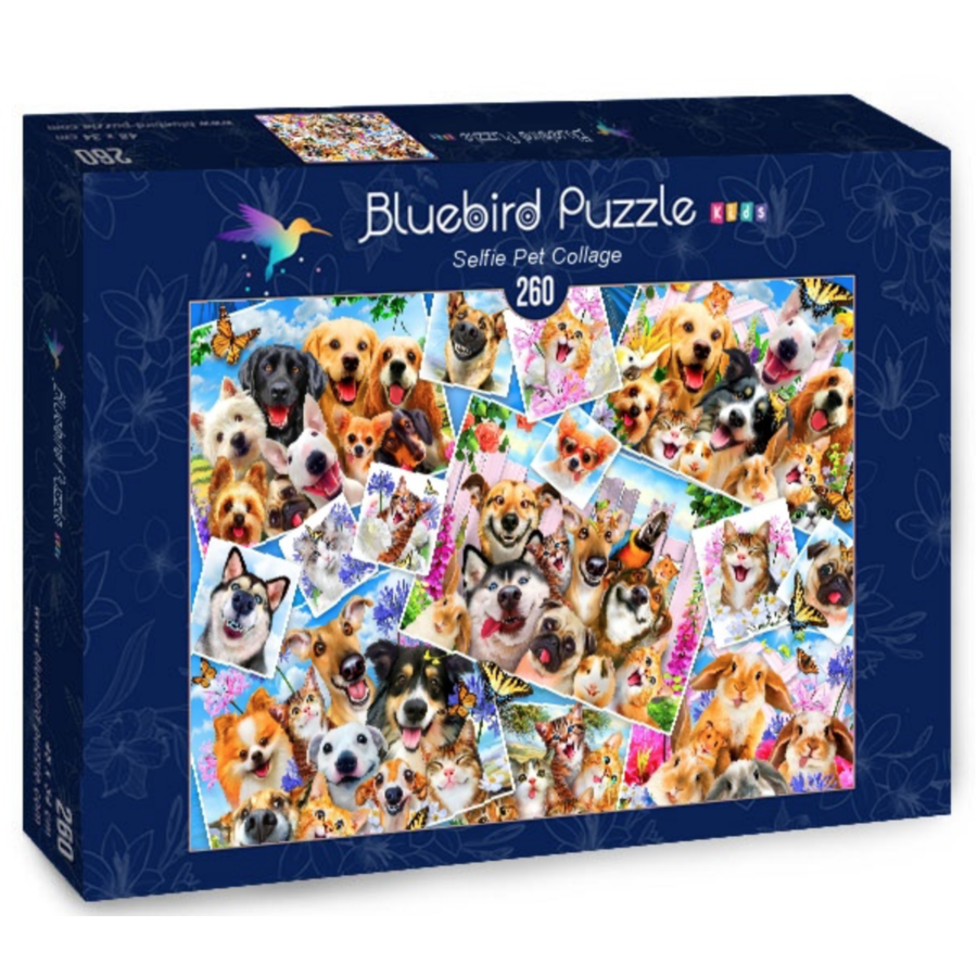 Selfie Pet Collage - puzzle of 260 pieces-2