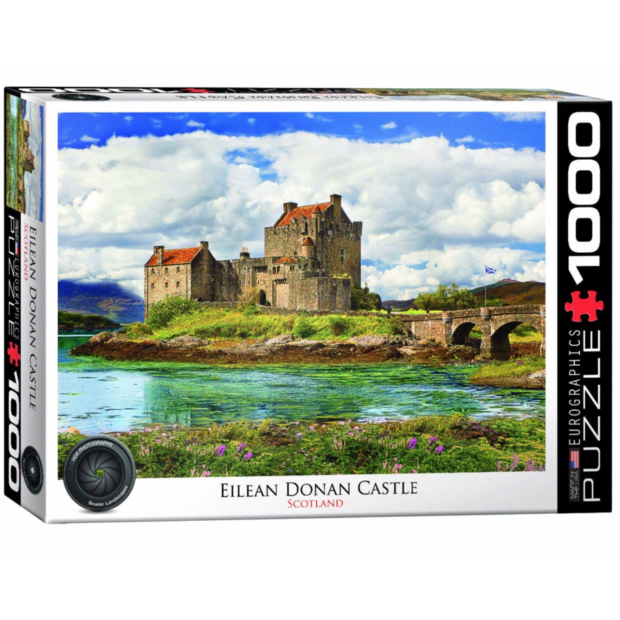 Eilean Donan Castle - Scotland - 1000 pieces - jigsaw puzzle-1