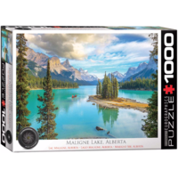 Maligne Lake Alberta - Canada - 1000 pieces - jigsaw puzzle