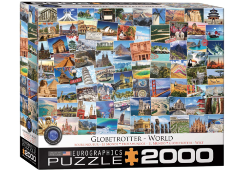  Eurographics Puzzles Bourlingueur - Le Monde - Collage - 2000 pièces 