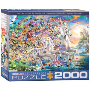 Eurographics Puzzles Licorne Fantasy - puzzle de 2000 pièces