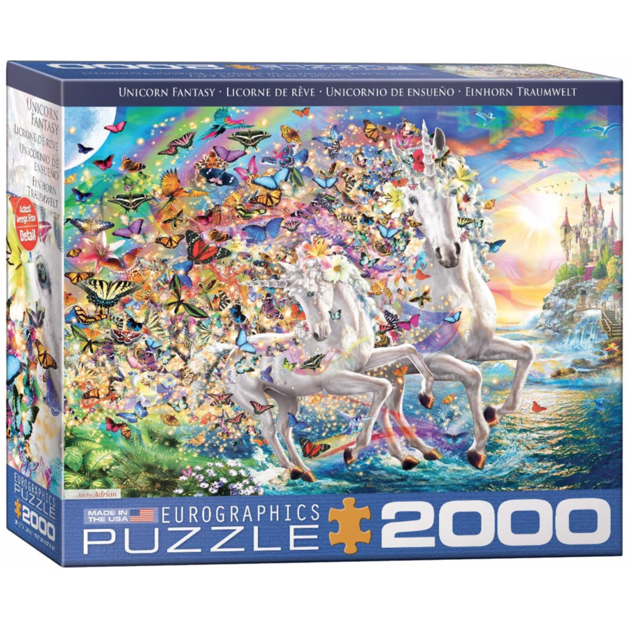 Unicorn Fantasy - 2000 pieces - jigsaw puzzle-1