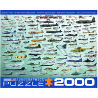 thumb-Military Aircraft - Collage - 2000 pieces - jigsaw puzzle-1