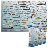 thumb-Military Aircraft - Collage - 2000 pieces - jigsaw puzzle-2