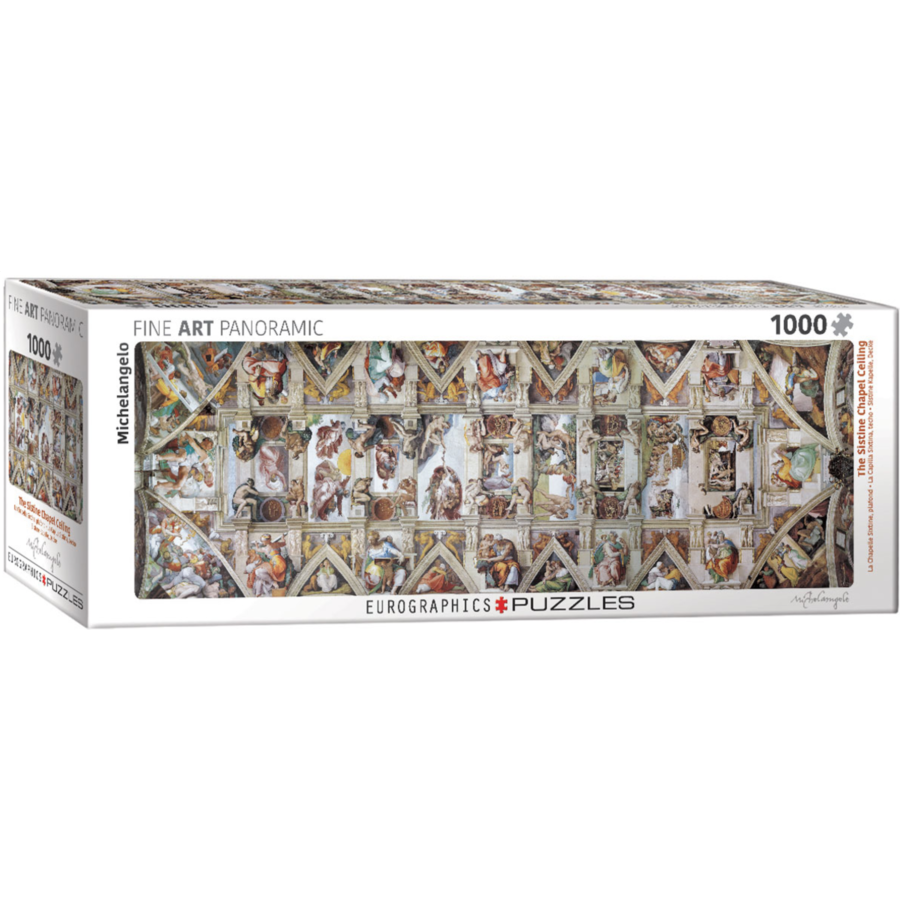 Sixtijnse kapel - Plafond- puzzel van 1000 stukjes-2