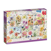 thumb-Flower Stamps - puzzle of 1000 pieces-2