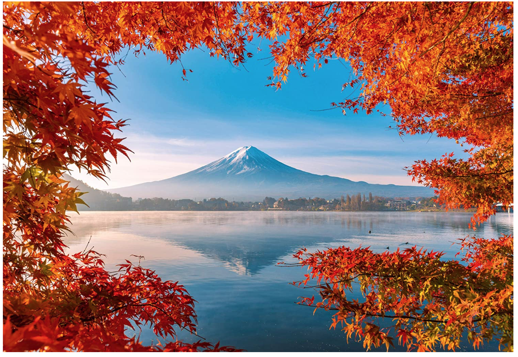 Lais Puzzle Mont Fuji Japon en Couleurs d'automne 1000 pièces