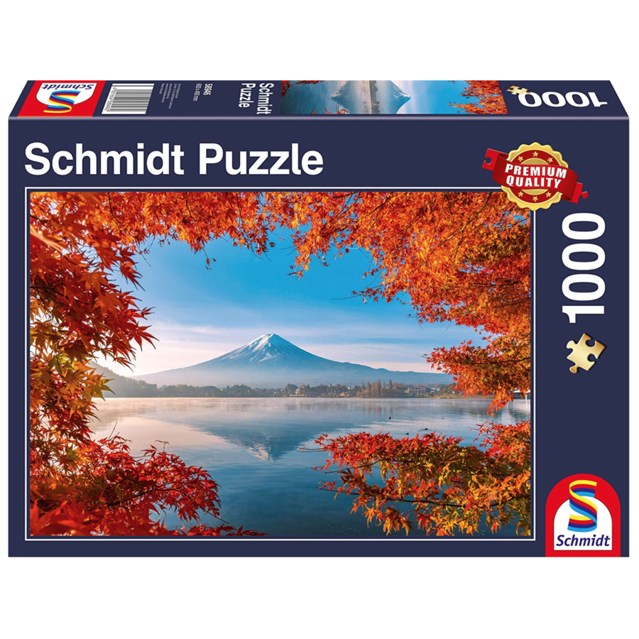 L'automne au Mont Fuji - 1000 pièces-2
