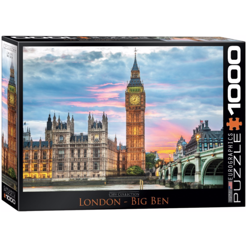  Eurographics Puzzles London - Big Ben - 1000 stukjes 