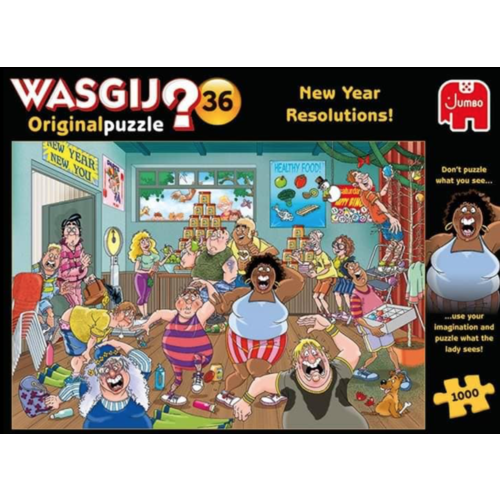  Jumbo Wasgij Original 36 - New Year Resolutions - 1000 pièces 