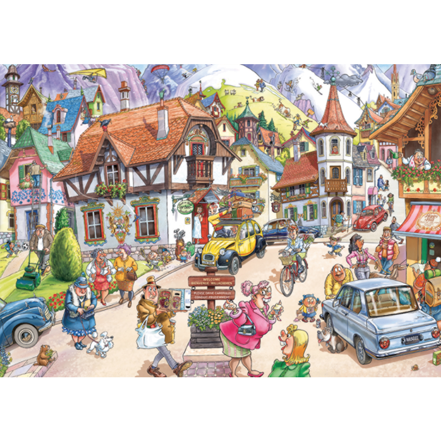 Wasgij Mystery 20 - Mountain Mayhem - 1000 pieces-2