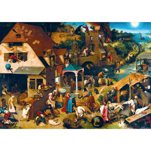 Bluebird Puzzle Pieter Bruegel - Spreekwoorden - 1000 stukjes 