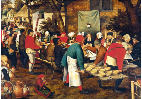  Bluebird Puzzle Pieter Bruegel - Peasant Wedding Feast - 1000 pieces 