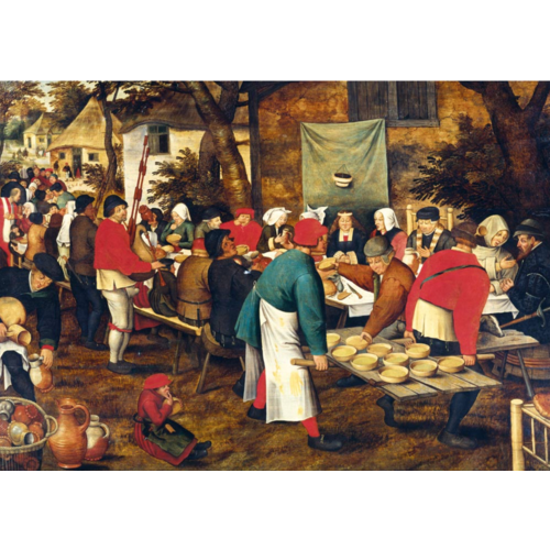  Bluebird Puzzle Pieter Bruegel - Peasant Wedding Feast - 1000 pieces 