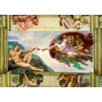 thumb-Michelangelo - De creatie van Adam - 1000 stukjes-1