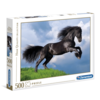 Clementoni The black horse - jigsaw of 500 pieces