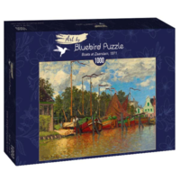thumb-Claude Monet - Bateaux à Zaandam - 1000 pièces-2