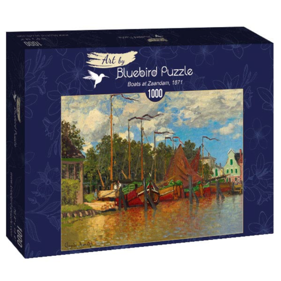 Claude Monet - Boats at Zaandam - 1000 pieces-2