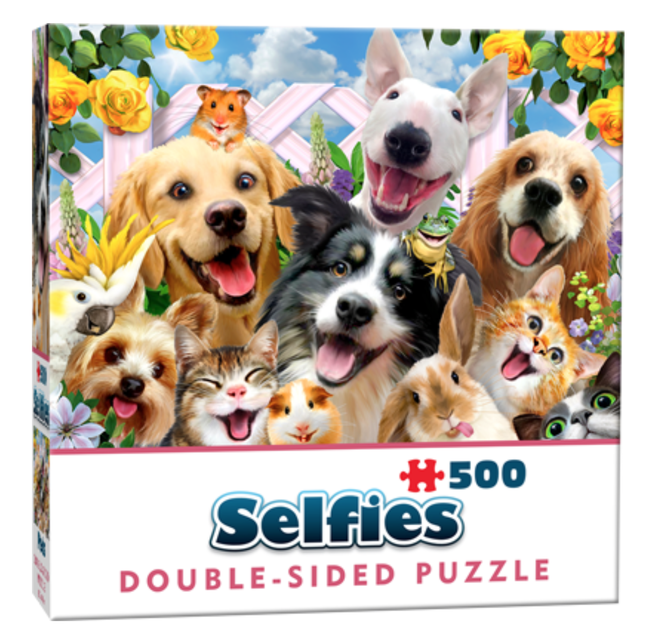 Puzzle Loup Selfie 3D, 500 pieces