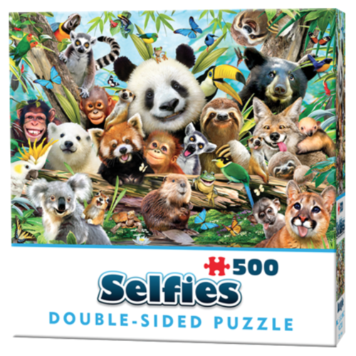  Cheatwell Jungle selfie - 500 pieces - double-sided puzzle 