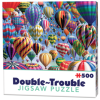 thumb-Luchtballonnen - 500 stukjes - dubbelzijdige puzzel-1