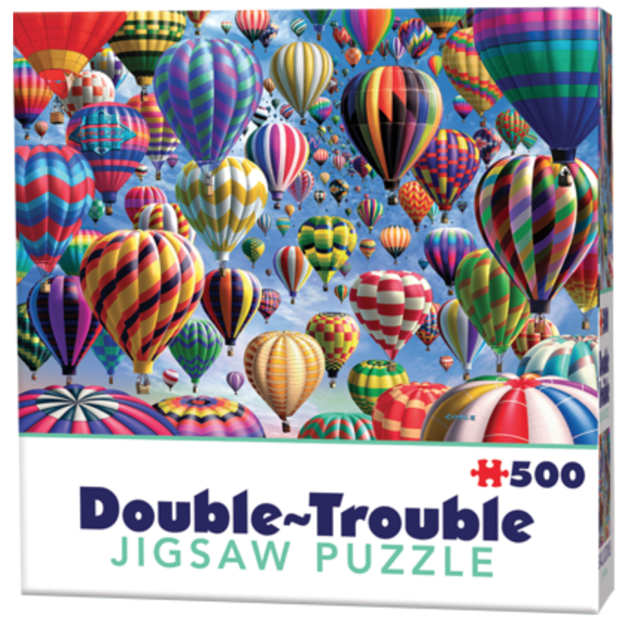 Luchtballonnen - 500 stukjes - dubbelzijdige puzzel-1