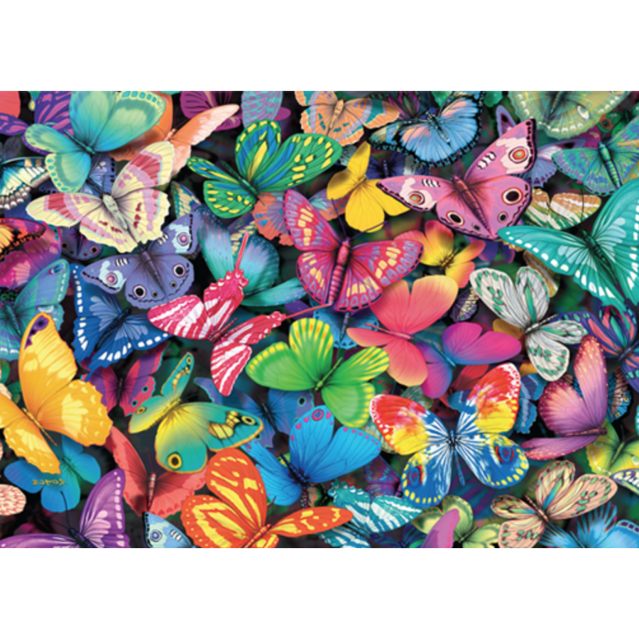 Vlinders - 500 stukjes - dubbelzijdige puzzel-2