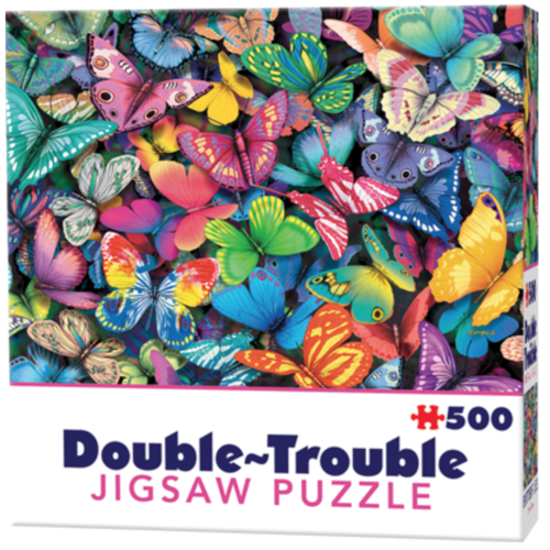  Cheatwell Papillons - 500 pièces - puzzle double face 