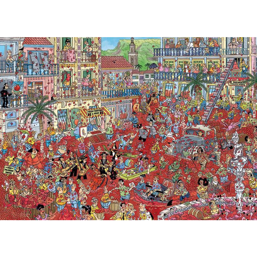 La Tomatina  - JvH - 1000 pieces-3