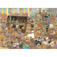 thumb-Une journée au musée - JVH - 2 x 1000 pièces - puzzles-2