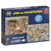 thumb-A day at the museum - JvH - 2 x 1000 pieces -jigsaw puzzles-1