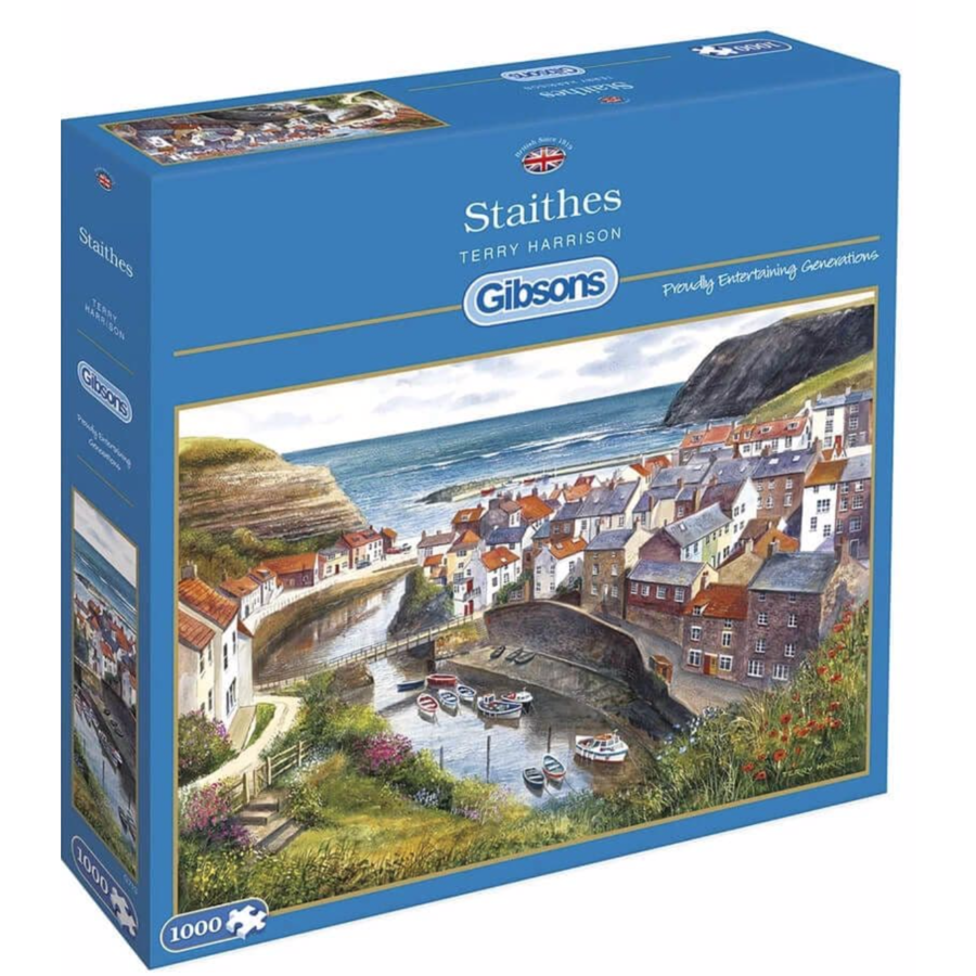 Staithes - puzzel van 1000 stukjes-1