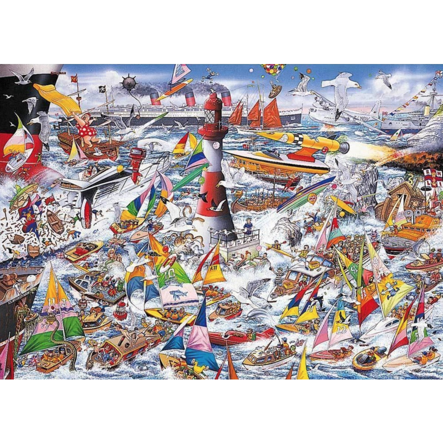 I Love Boats - jigsaw puzzle of 1000 pieces-1