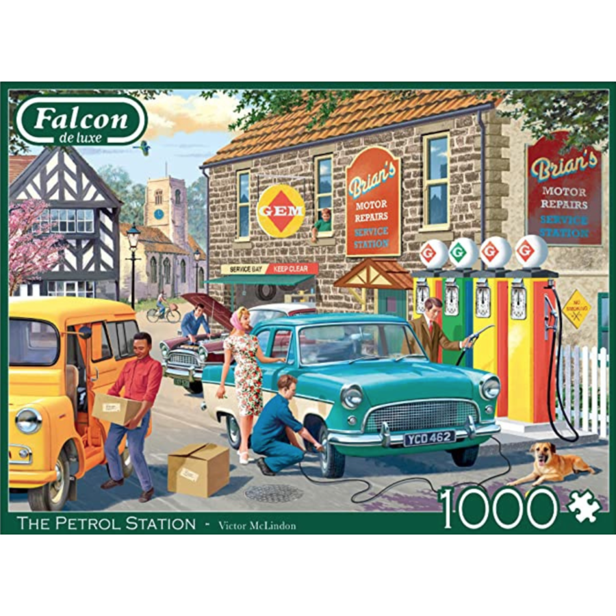 La station-service - puzzle de 1000 pièces-1