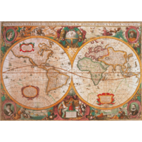 thumb-Antique World Map - puzzle de 1000 pièces-2