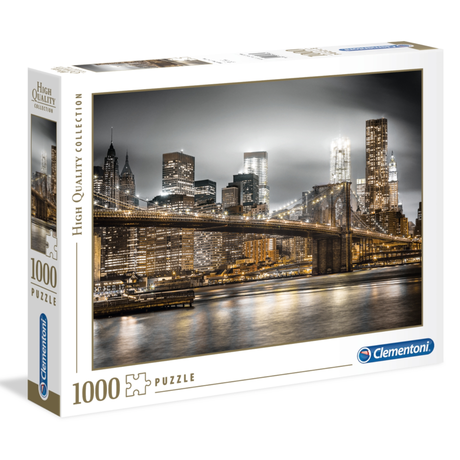 Skyline van New York - puzzel van 1000 stukjes-1