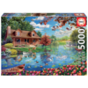 Educa Chalet by the lake  - jigsaw puzzle of 5000 pieces
