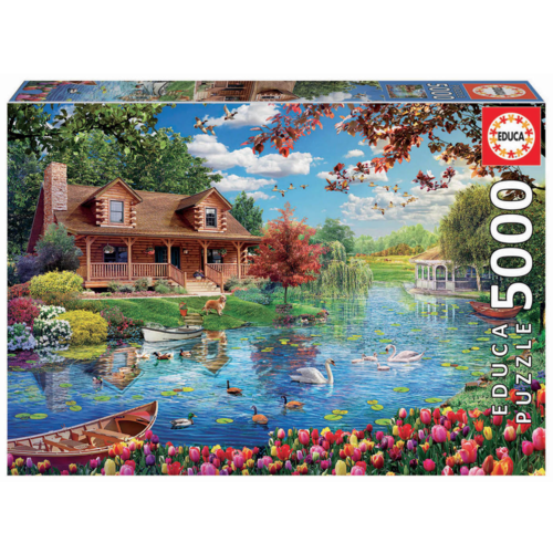  Educa Chalet by the lake - 5000 pieces 